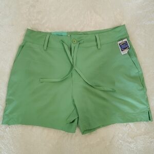 NWT Reel Legends Performance Outfitters High Rise 4-1/2" Tie Front Shorts - Sz M